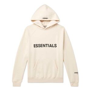 ESSENTIALS Fear Of God FW22 Pullover Hoodie in Buttercream Size XL
